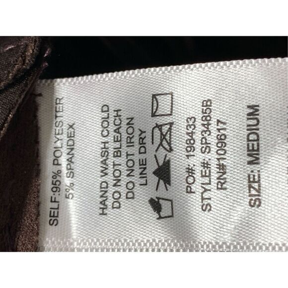 006 Stella Luce brown faux suede pull on pant size medium - Picture 6 of 7